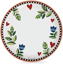SET 6 DINNER PLATES COCORICO' ORANGE DM 27