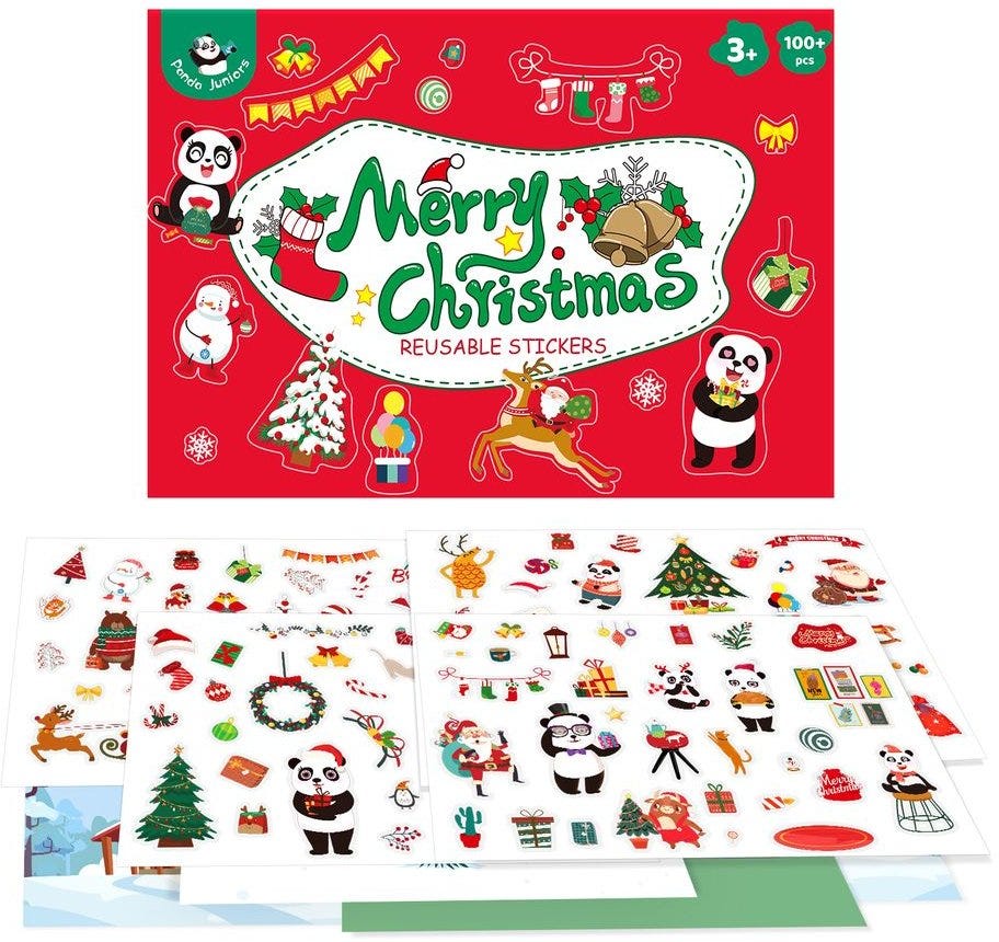 PJ013-5 Reusable Stickers-Merry Christmas 49701351