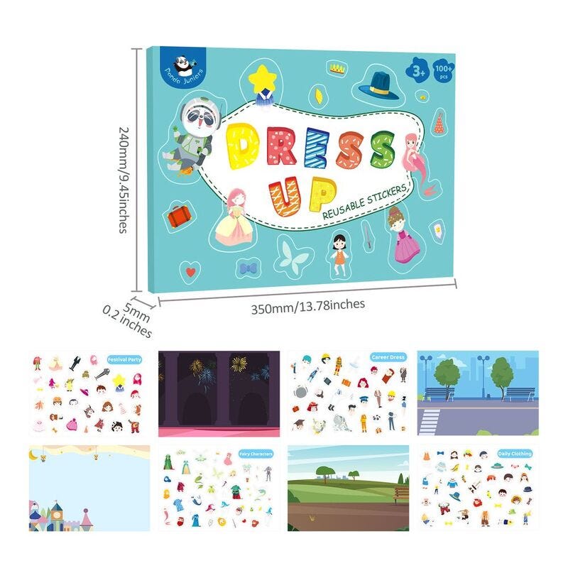 PJ013-3 Reusable Stickers-Dress Up 49700415