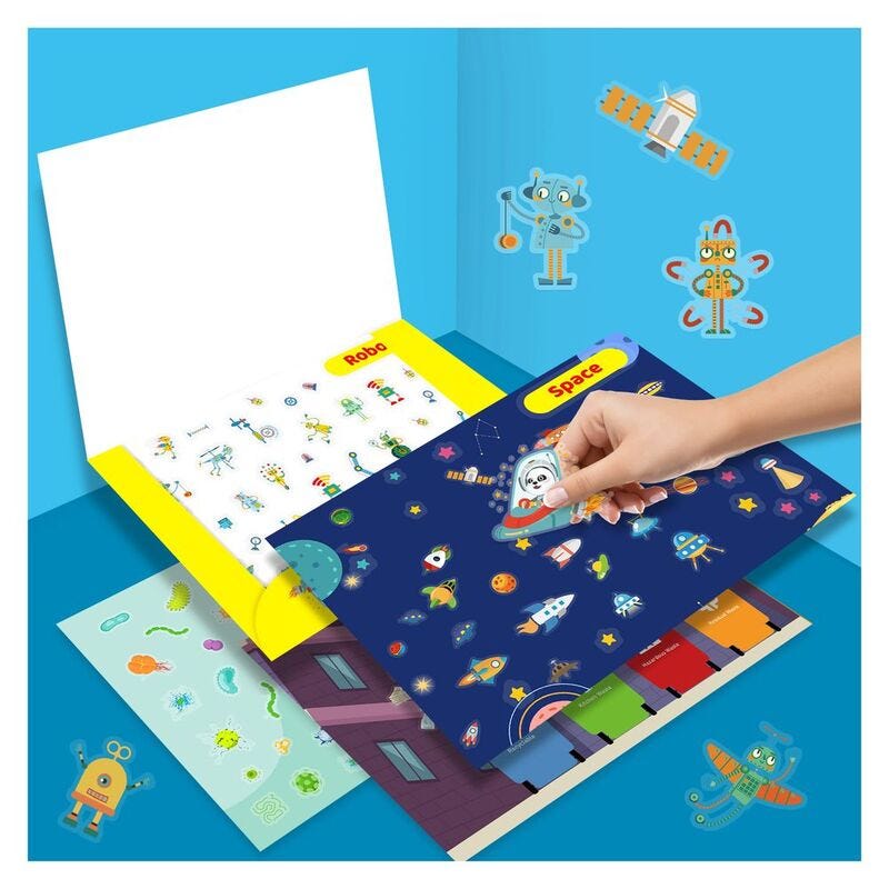 PJ013-2 Reusable Stickers-Discover Sciences 49700408