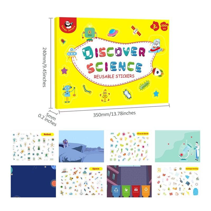 PJ013-2 Reusable Stickers-Discover Sciences 49700408