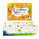 PJ013-1 Reusable Stickers-Discover Animals 49700392
