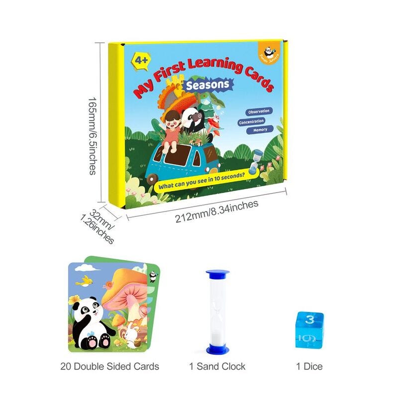 PJ002-2 My First Learning Cards - Seasons 49700156