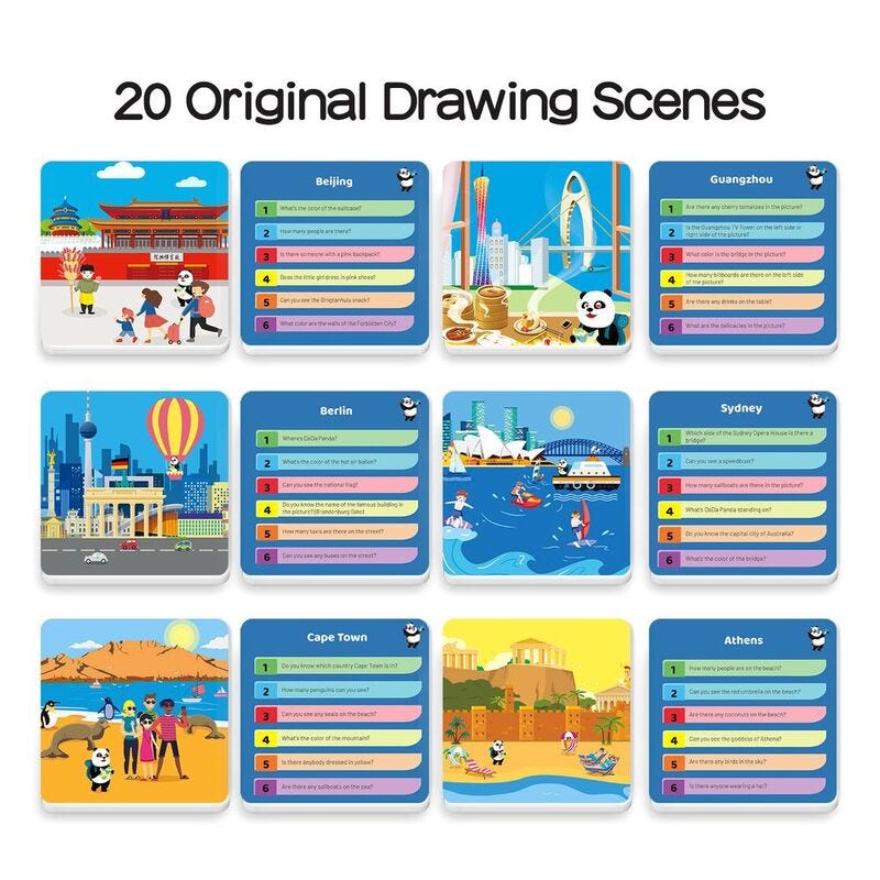 PJ002-1 My First Learning Cards -Travel Around The World 49700163