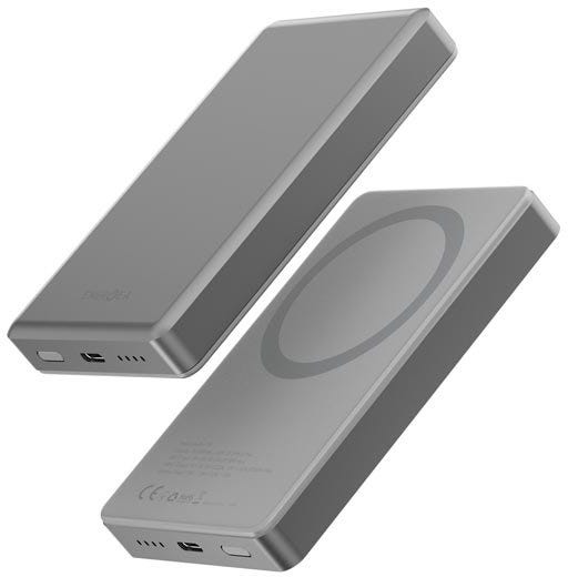 ENERGEA ALUPAC 10K, 10000MAH ULTRA LIGHT ALUMINIUM MAGSAFE COMPATIBLE POWER BANK - NAT