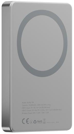ENERGEA ALUPAC 10K, 10000MAH ULTRA LIGHT ALUMINIUM MAGSAFE COMPATIBLE POWER BANK - NAT