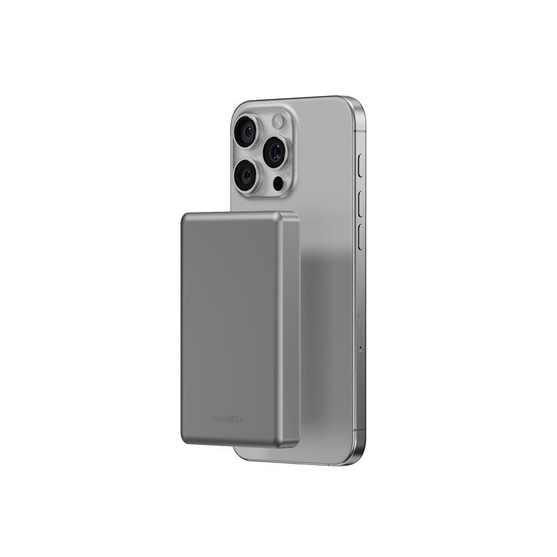 ENERGEA ALUPAC 10K, 10000MAH ULTRA LIGHT ALUMINIUM MAGSAFE COMPATIBLE POWER BANK - NAT