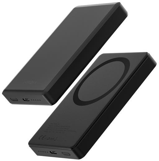ENERGEA ALUPAC 10K, 10000MAH ULTRA LIGHT ALUMINIUM MAGSAFE COMPATIBLE POWER BANK - GUN