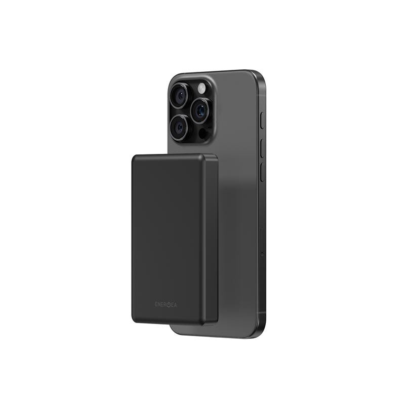 ENERGEA ALUPAC 10K, 10000MAH ULTRA LIGHT ALUMINIUM MAGSAFE COMPATIBLE POWER BANK - GUN