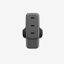 ENERGEA AMPCHARGE GAN100, 3C PD/PPS/SCP/QC3.0/AFC/FCP/ WALL CHARGER,100W (UK) - GUNMETAL