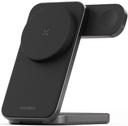 ENERGEA MAGTRIO PLUS, 3IN1 FOLDABLE QI2 MAGNETIC FAST WIRELESS CHARGER - GUNMETAL