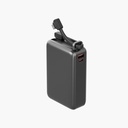 ENERGEA COMPAC ULTRA 67, 20000MAH POWERBANK WITH BUILT IN USB-C CABLE PD67W - GUN