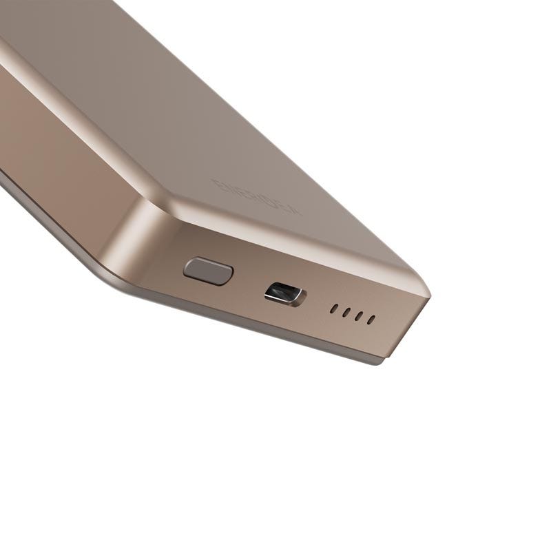 ENERGEA ALUPAC 10K, 10000MAH ULTRA LIGHT ALUMINIUM MAGSAFE COMPATIBLE POWER BANK - GOLD