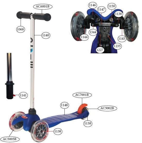 MINI MICRO CLASSIC BLUE MM0001 44010001