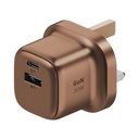 MOMAX 1-CHARGE GAN 30W 2 PORT CHARGER