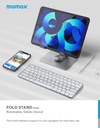 MOMAX ROTATABLE TABLET FOLD STAND-(KH8E)