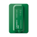 MOMAX 1-POWER X PRO 5000mAh MAGNETIC WIRELESS POWER BANK WITH STAND AND BUILT-IN USB-C CABLE (green)