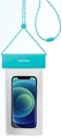MOMAX WATERPROOF PHONE PROTECTION BAG + HANGING CORD BLUE