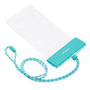 MOMAX WATERPROOF PHONE PROTECTION BAG + HANGING CORD BLUE