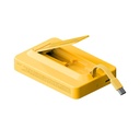 MOMAX 1-POWER X PRO+ 10000mAh MAGNETIC WIRELESS POWER BANK WITH STAND AND BUILT-IN USB-C CABLE (Yellow)