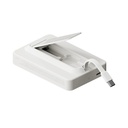 MOMAX 1-POWER X PRO+ 10000mAh MAGNETIC WIRELESS POWER BANK WITH STAND AND BUILT-IN USB-C CABLE (White)
