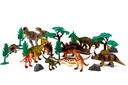 30 pcs dinosaur playset in 3.2L bucket