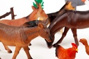 30 pcs farm animal playset in 3.2L bucket