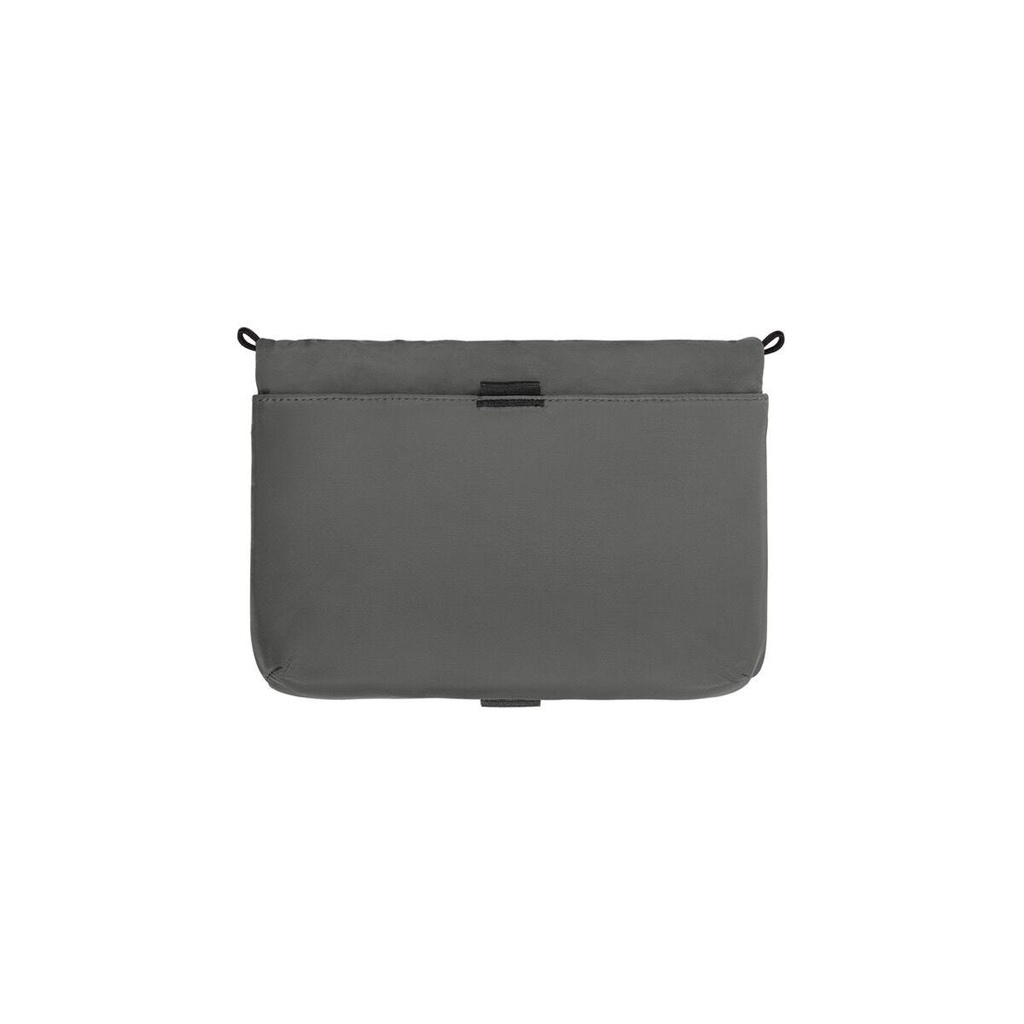 MAGEASY 2L Sacoche Utility Crossbody Bag + Strap Phone Lanyard 20mm-Graphite Black + Concrete Gray