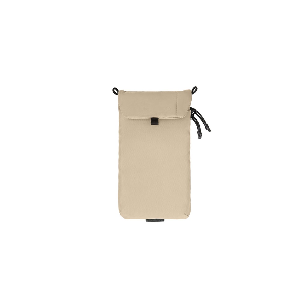 MAGEASY Phone Sacoche Utility Crossbody Bag + Strap Phone Lanyard 8.3mm- Sand Beige + Black