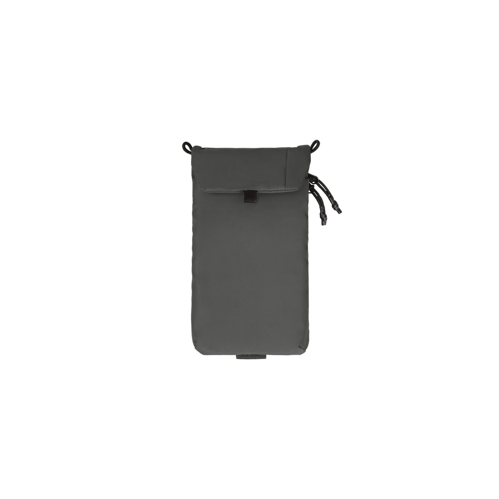 MAGEASY Phone Sacoche Utility Crossbody Bag + Strap Phone Lanyard 8.3mm- Graphite Black + Concrete Gray 