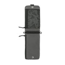 MAGEASY Phone Sacoche Utility Crossbody Bag + Strap Phone Lanyard 8.3mm- Graphite Black + Concrete Gray 