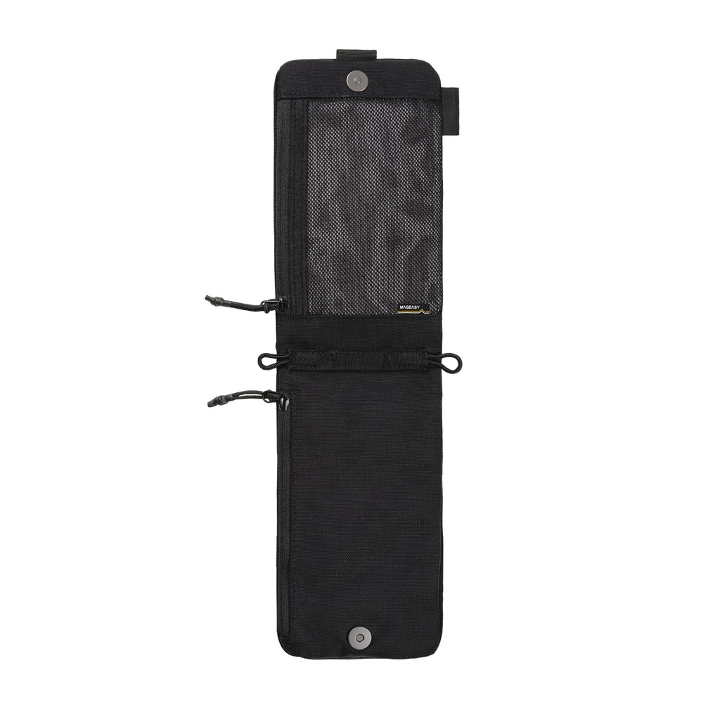 MAGEASY Phone Sacoche Utility Crossbody Bag (Cordura) + Strap Phone Lanyard 8.3mm-Graphite Black (Cordura) + Black 