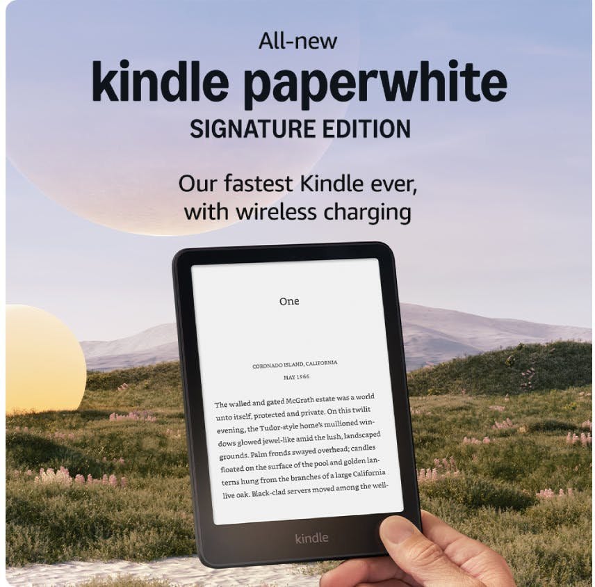 Amazon Kindle Paperwhite Signature Edition (12th Gen) 32GB eReader -Black