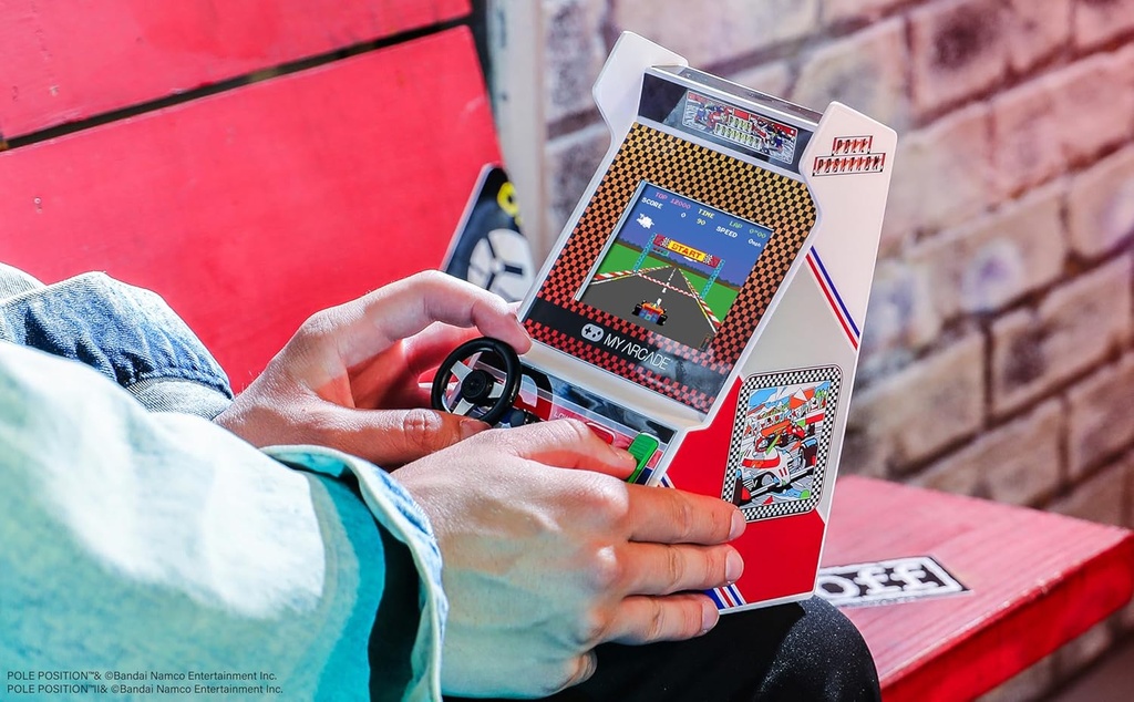 MY ARCADE RACING PLAYER POLE POSITION PORTABLE RETRO ARCADE