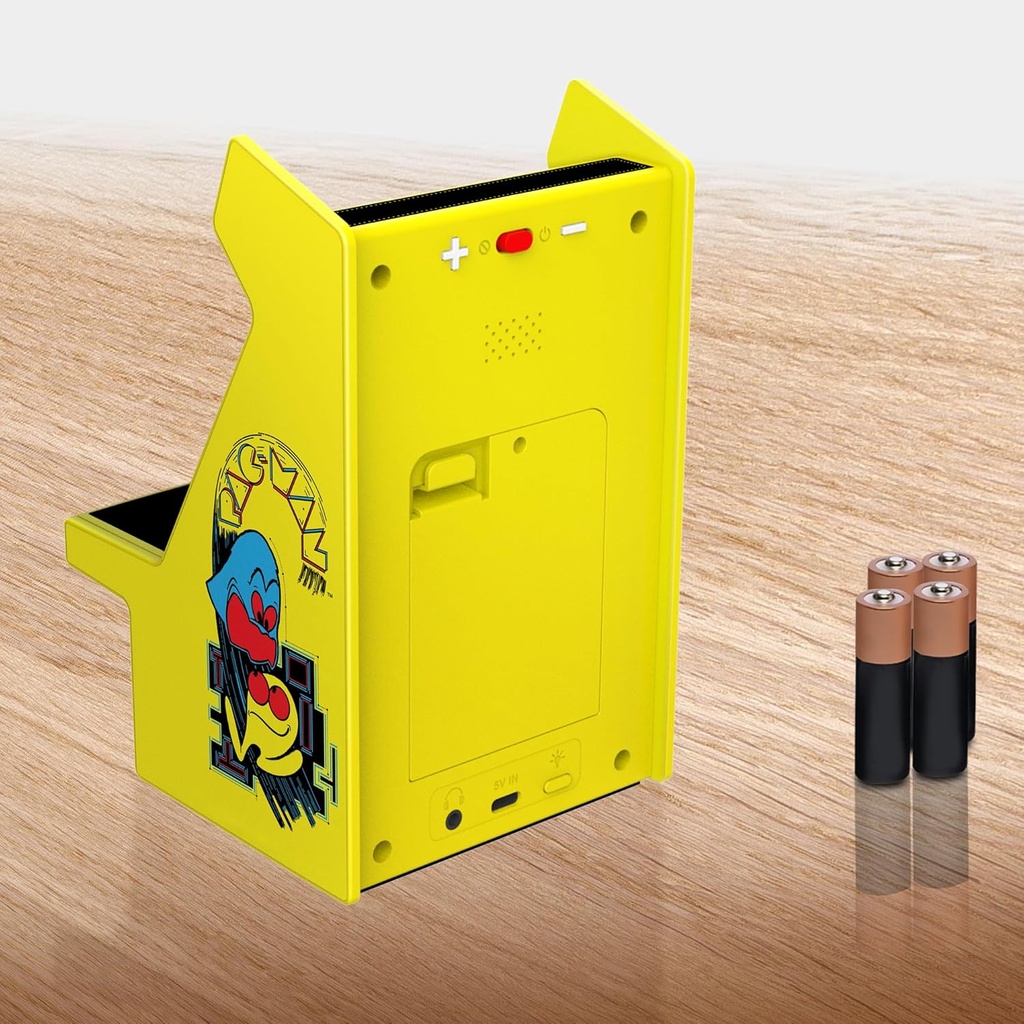 MY ARCADE 6.75" COLLECTIBLE RETRO PAC-MAN 40TH ANNIVERSARY MICRO PLAYER (PREMIUM EDITION) - GOLD/BLACK