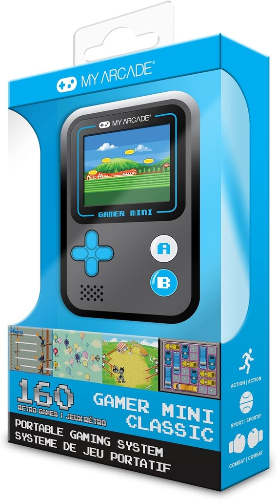 MY ARCADE GAMER MINI CLASSIC (160 GAMES IN 1) - BL