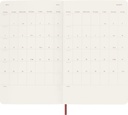 Moleskine Classic 12Month Daily Planner Large (5" x 8.25") Soft Cover Scarlet Red
