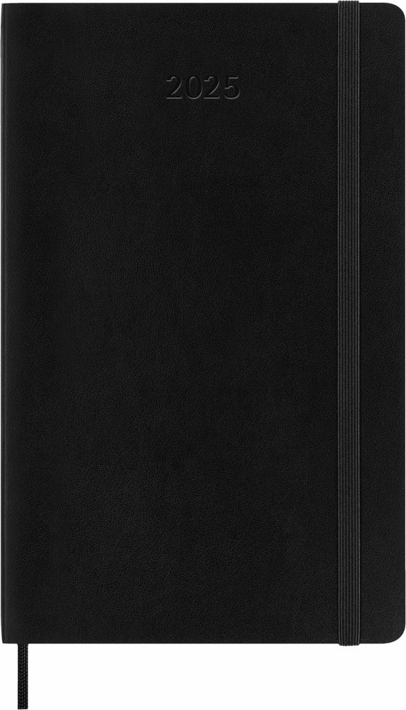 Moleskine Classic 12Month Daily Planner Large (5" x 8.25") Soft Cover Black