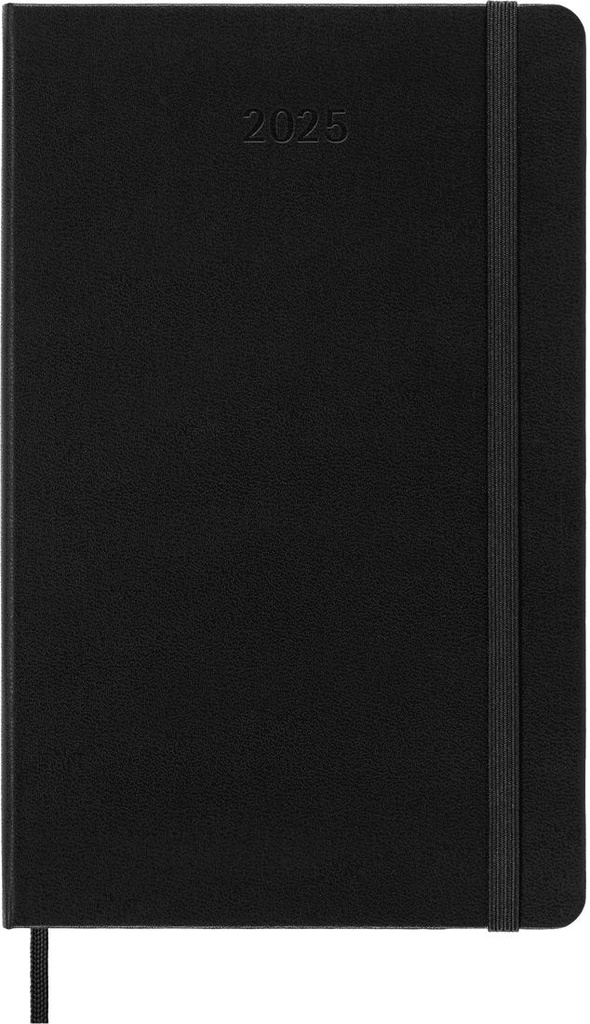 Moleskine Classic 12Month Daily Planner Large (5" x 8.25") Hard Cover Black