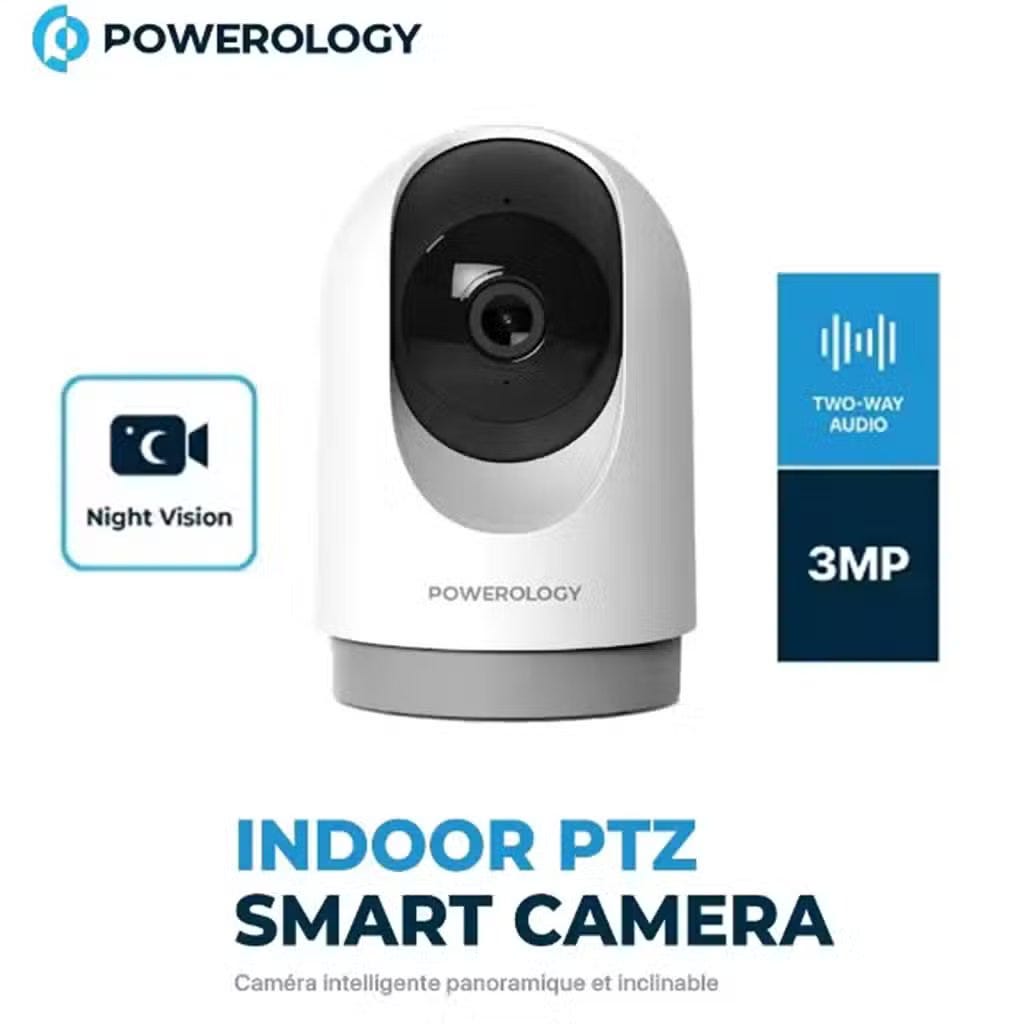 Powerology Indoor PTZ Smart Camera White