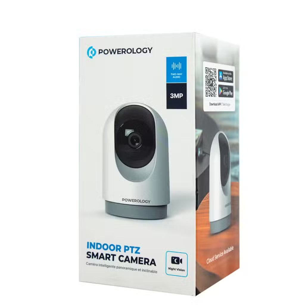 Powerology Indoor PTZ Smart Camera White