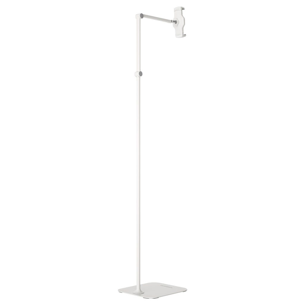 Powerology Multi-Joint Floor Stand Metal Base With Phone & Stand White