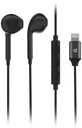 Powerology Stereo Earphone Lightning Connector 1.2m/4ft Black
