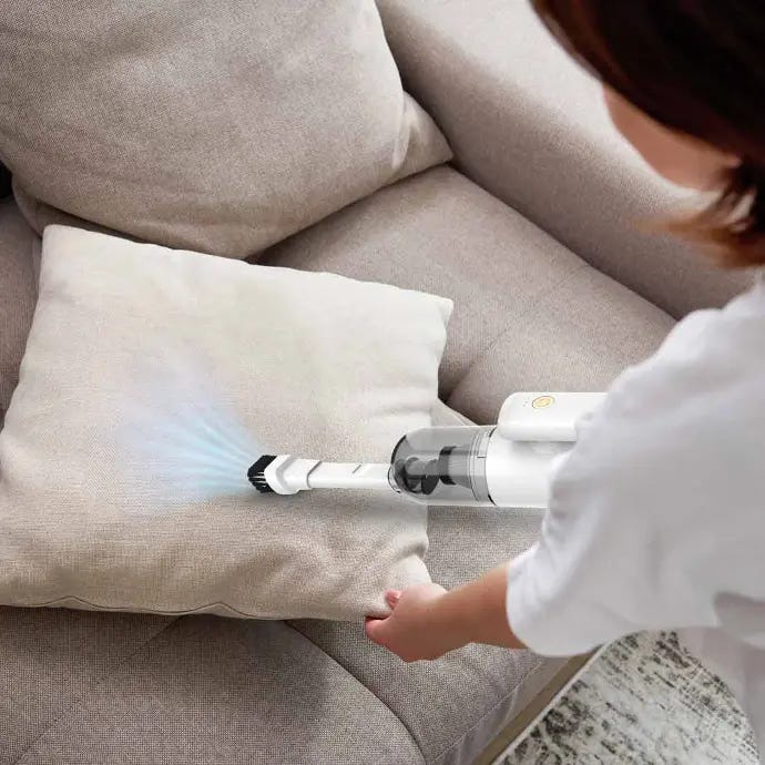 Powerology Vacuum Blower Inflator Handheld All-In-One Device White