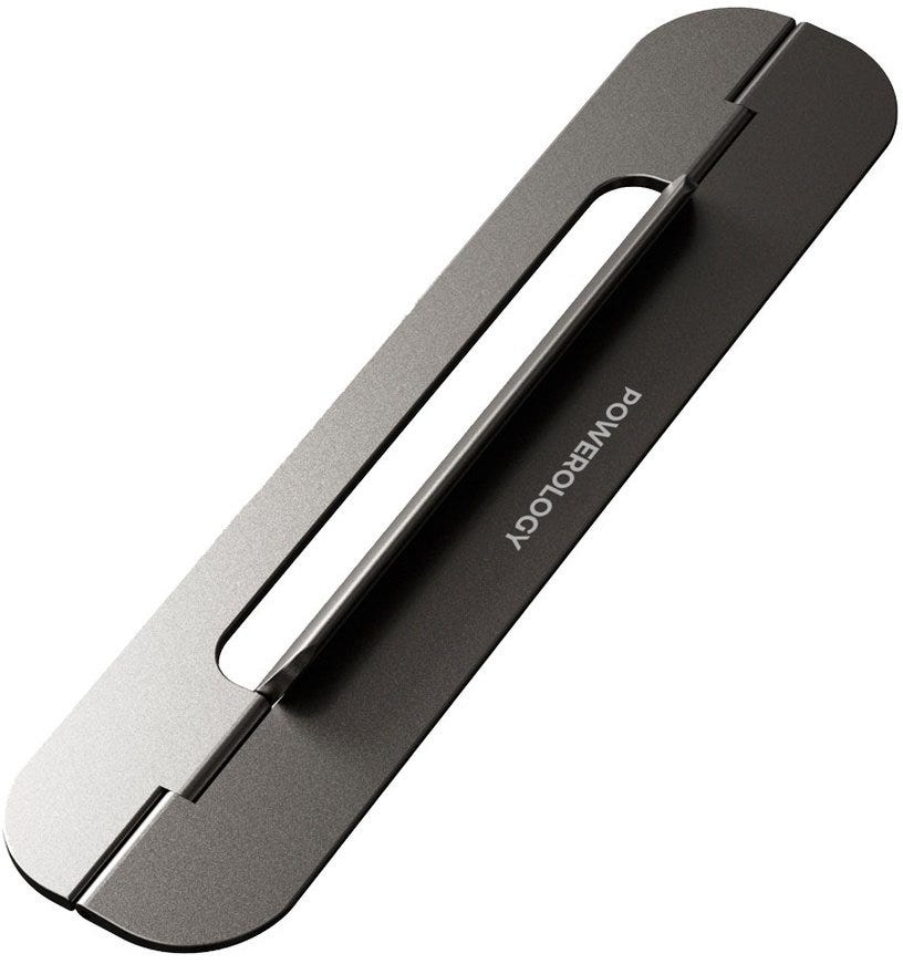 Powerology Ultra-Thin Laptop Stand Gery