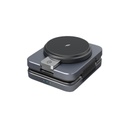 Powerology 3-in-1 Foldable Magnetic Wireless Charger Black
