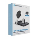 Powerology 3-in-1 Foldable Magnetic Wireless Charger Black