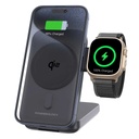 Powerology 10000mAh Qi2 - 15W iPhone 15 Magsafe Powerbank - Watch Charger Black