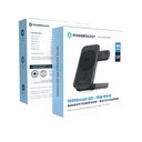 Powerology 10000mAh Qi2 - 15W iPhone 15 Magsafe Powerbank - Watch Charger Black