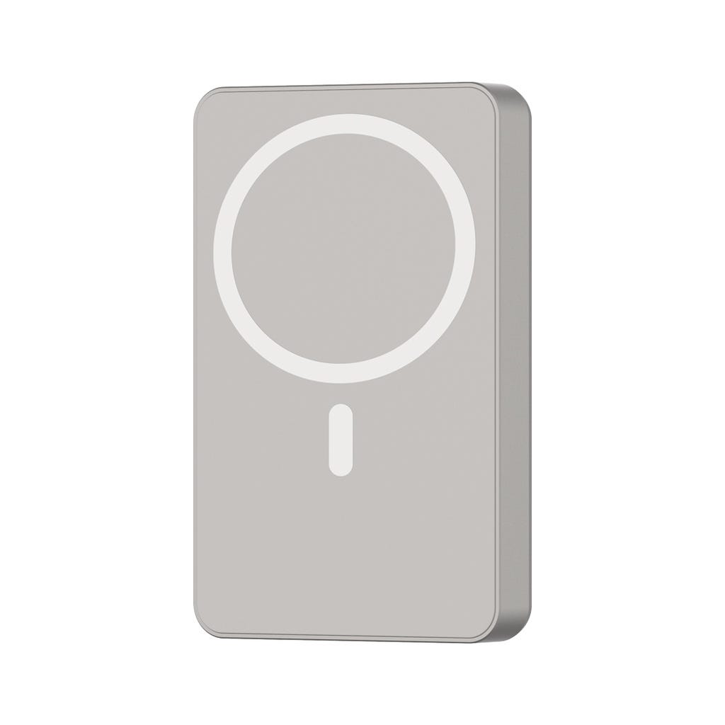 Powerology 10000mAh Magsafe Aluminum Powerbank Titanium